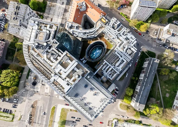 Ans Hanza Tower No 428 - Swimming Pool, Sauna, Jacuzzi, Viewing Terrace Apartment Szczecin